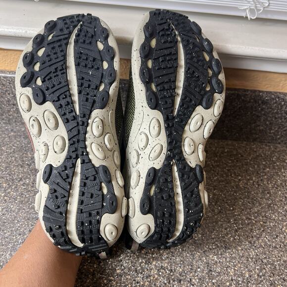 Merrell Footwear Womens Size 8 Comfort Casual Slip On Shoe Green Textile Knitted - Picture 9 of 10